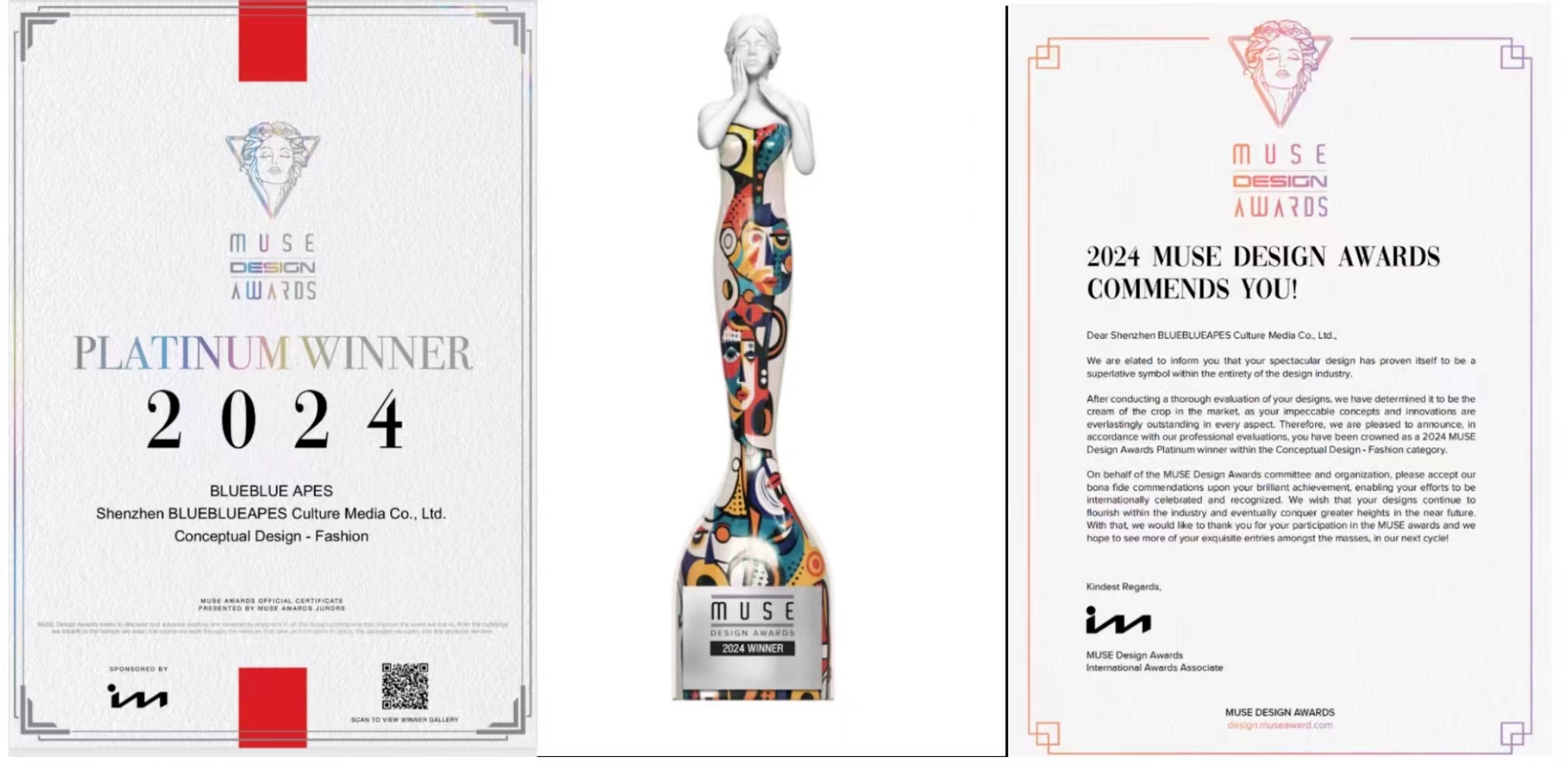 美国缪斯设计铂金奖