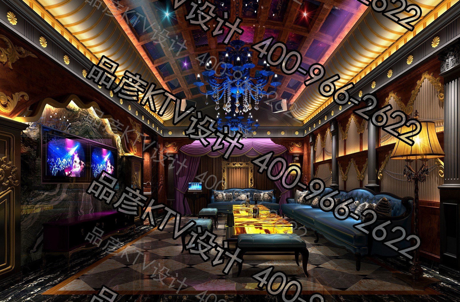 海南海口商务KTV全套套图框 - 图5