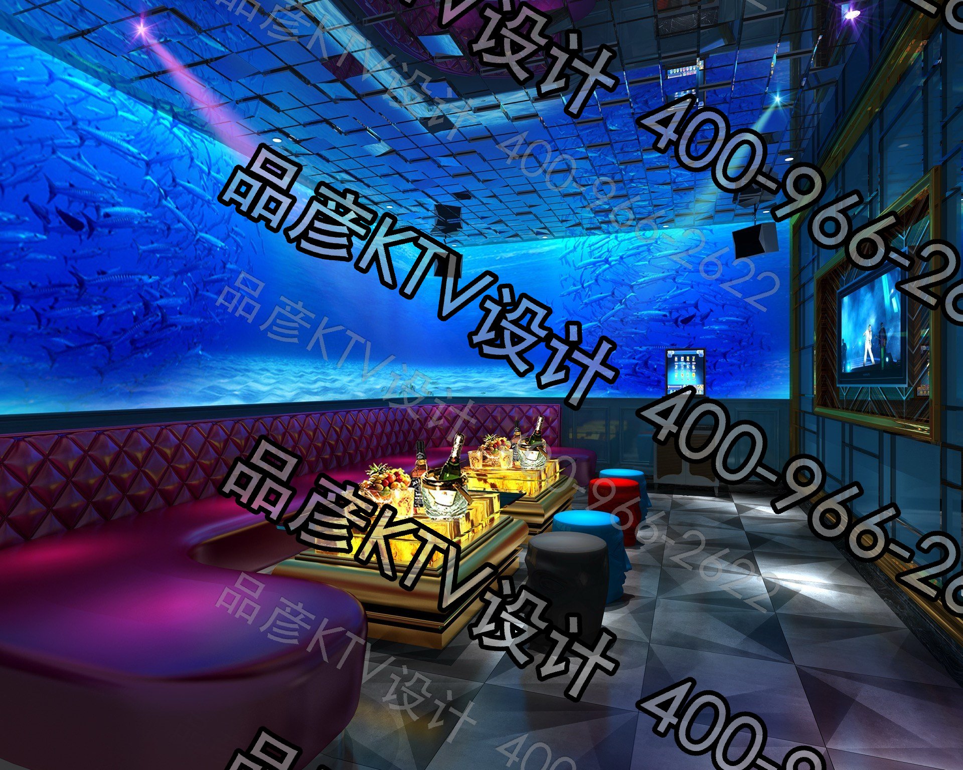 海南海口商务KTV全套套图框 - 图7